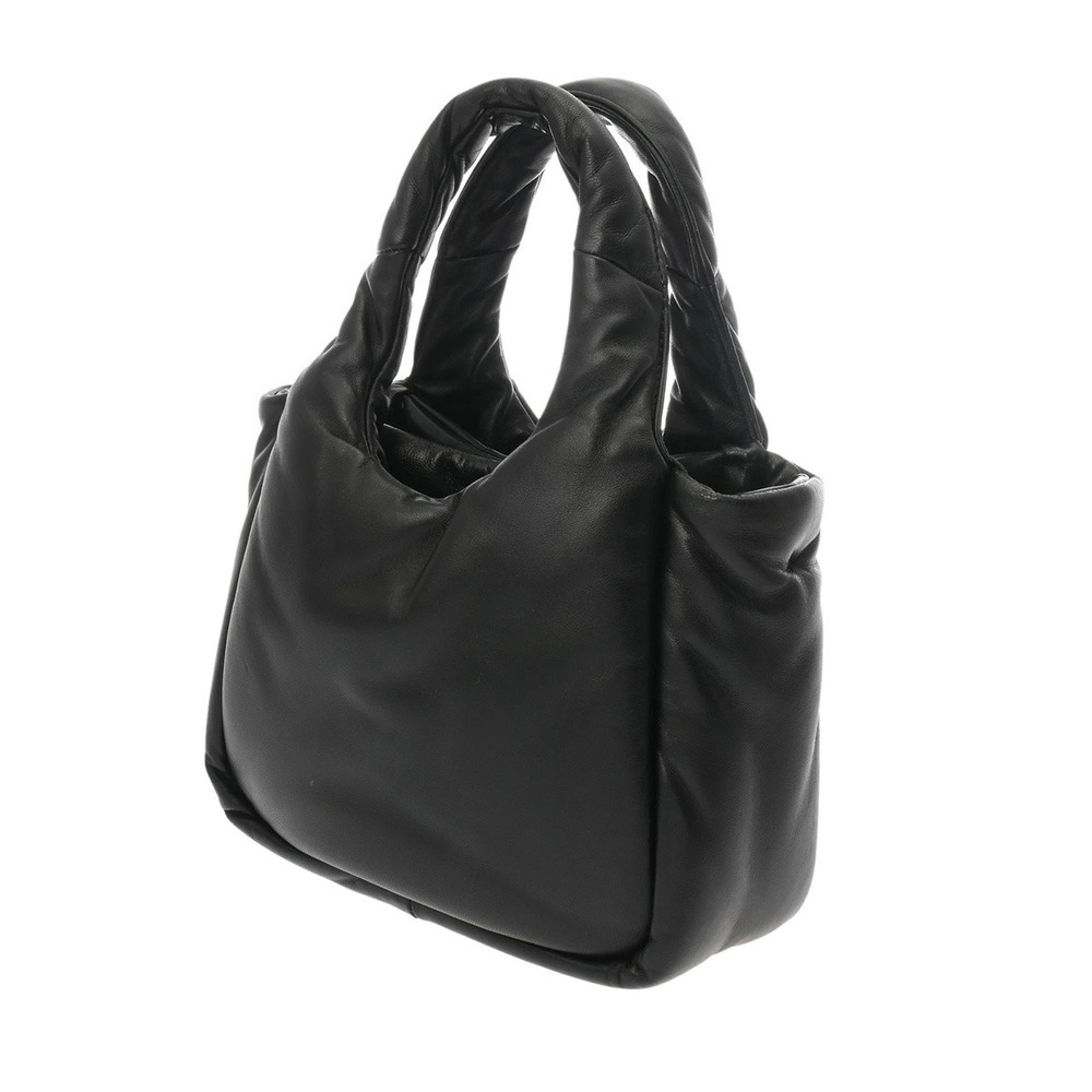 PRADA Padded Tote Black Nappa Leather Handbag - Picture 2 of 9